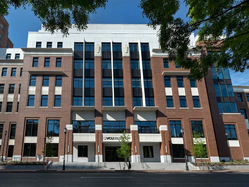 the college of humanities and sciences stem building on the v.c.u. campus